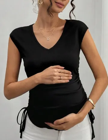 Bluza SHEIN Maternity, negru