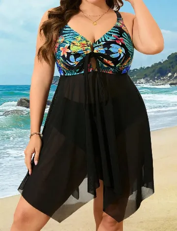 Costum de baie SHEIN CURVE, mix culori
