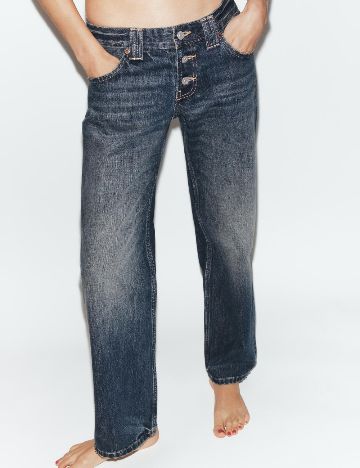 Blugi Zara, albastru