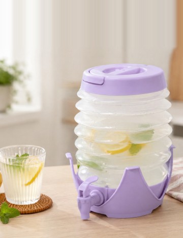 Recipient pliabil cu robinet, 3,3L A.I.&E., mov