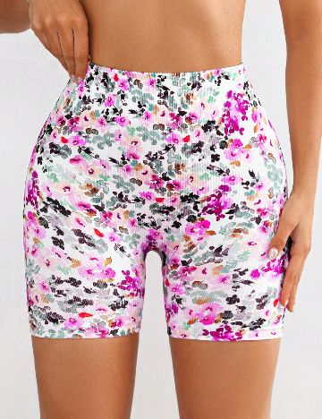 Pantaloni scurti SHEIN, floral print