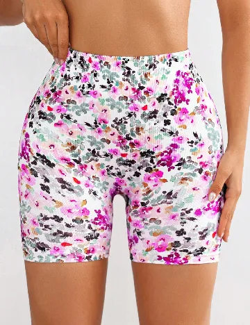 Pantaloni scurti SHEIN, floral print