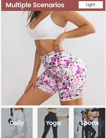 Pantaloni scurti SHEIN, floral print