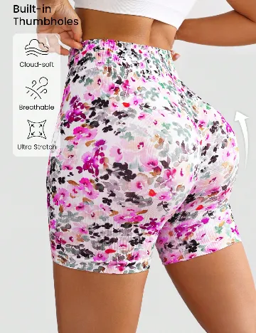 Pantaloni scurti SHEIN, floral print