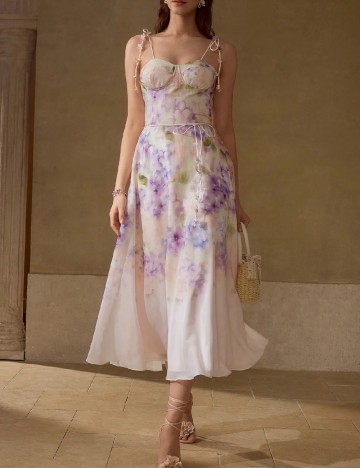 Rochie medie MOTF, mix culori