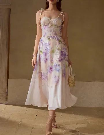 Rochie medie MOTF, mix culori