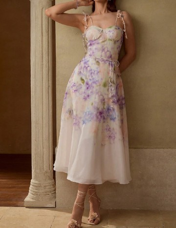 Rochie medie MOTF, mix culori