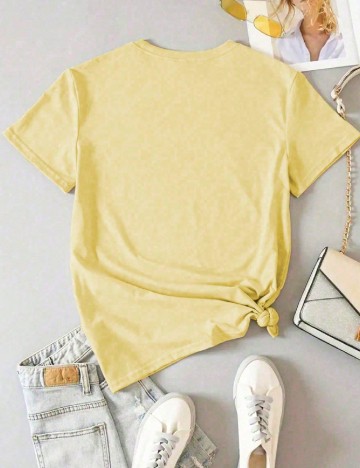 Tricou SHEIN, galben