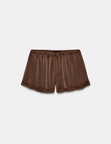 Pantaloni scurti Zara, maro