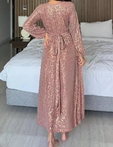 Rochie lunga Dazy, roz