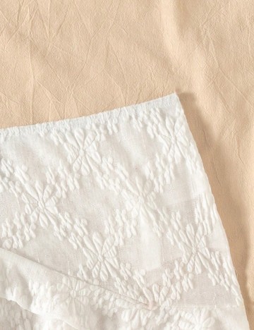 Fusta de plaja SHEIN, alb