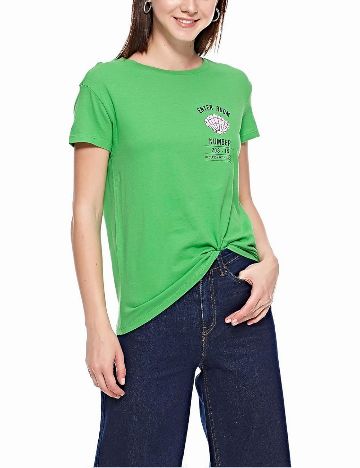 Tricou Bershka, verde