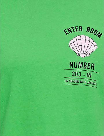 Tricou Bershka, verde