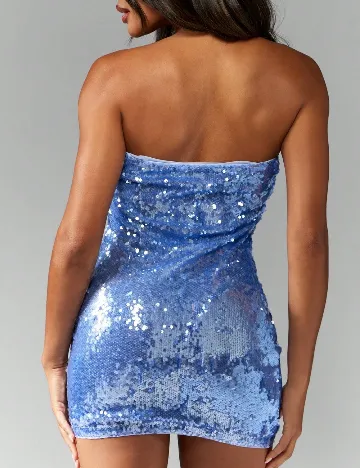 Rochie scurta Missguided, albastru