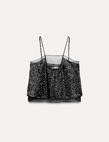 Top Zara, negru
