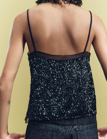 Top Zara, negru