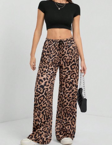 Pantaloni SHEIN, animal print