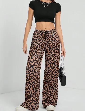 Pantaloni SHEIN, animal print