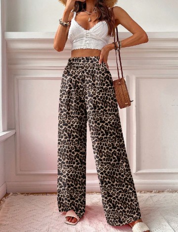 Pantaloni SHEIN, animal print