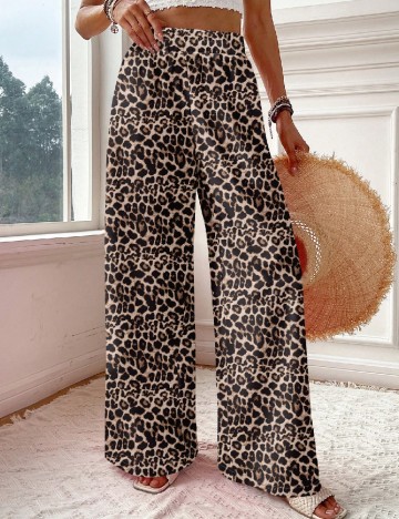 Pantaloni SHEIN, animal print