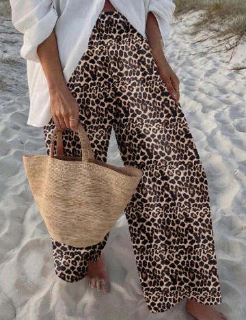 Pantaloni SHEIN, animal print