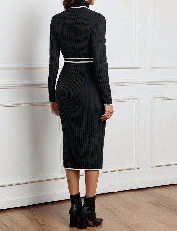 Rochie medie SHEIN Maternity, negru