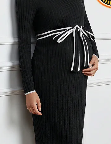 Rochie medie SHEIN Maternity, negru