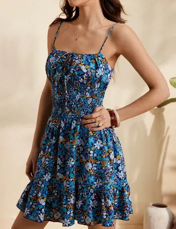 Rochie scurta SHEIN, floral print
