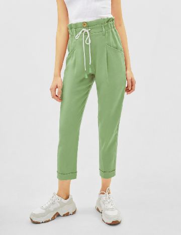 Pantaloni Bershka, verde