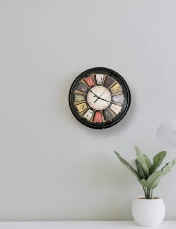 Ceas de perete, Ø 40cm ACTION, mix culori