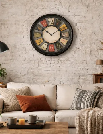 Ceas de perete, Ø 40cm ACTION, mix culori