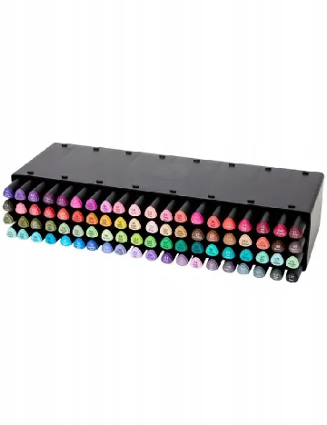 Set markere, 80 bucati Deco Time, mix culori