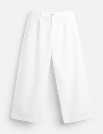 Pantaloni Zara, alb