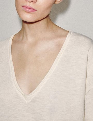 Bluza Oversize Zara, ecru