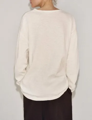 Bluza Oversize Zara, ecru