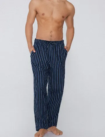 Pantaloni de pijama Tezenis, bleumarin