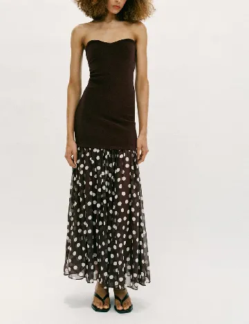 Rochie lunga Zara, maro