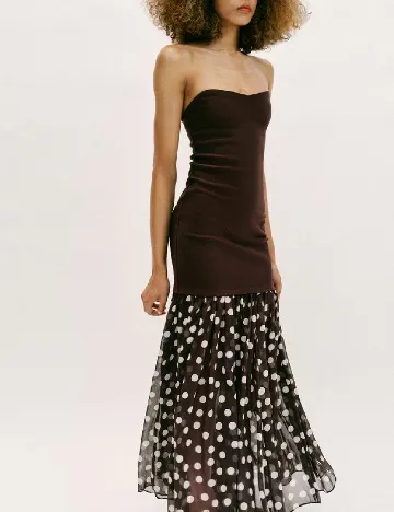 Rochie lunga Zara, maro