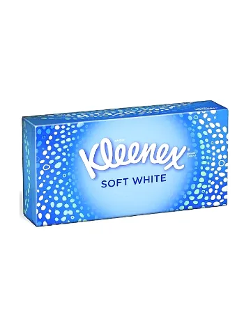 Cutie servetele, 70 bucati, 2 straturi Kleenex, alb