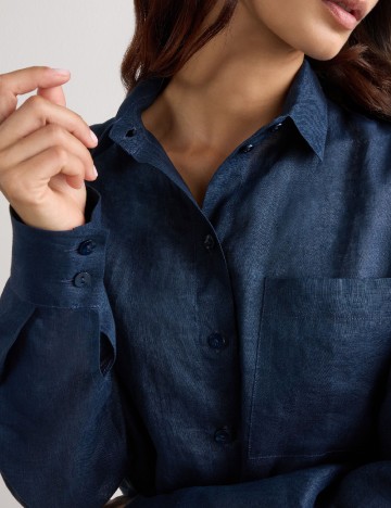 Camasa Intimissimi, bleumarin