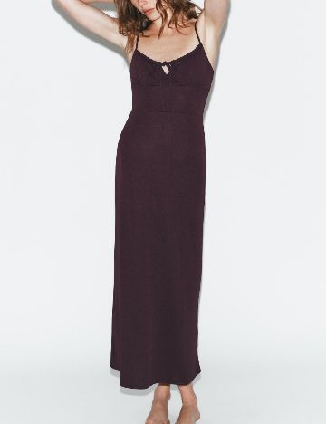 Rochie lunga Zara, pruna