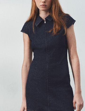 Rochie scurta SHEIN, bleumarin