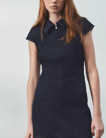 Rochie scurta SHEIN, bleumarin