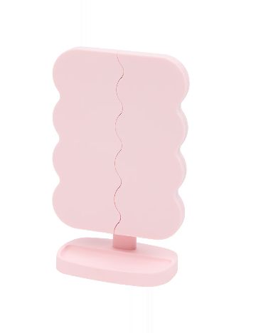 Oglinda cu LED ACTION, roz