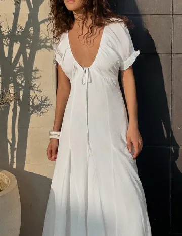 Rochie lunga Zara, alb