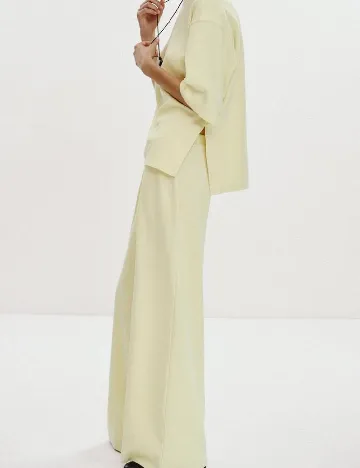 Pantaloni Zara, galben