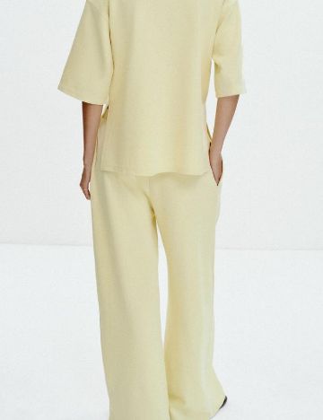 Pantaloni Zara, galben