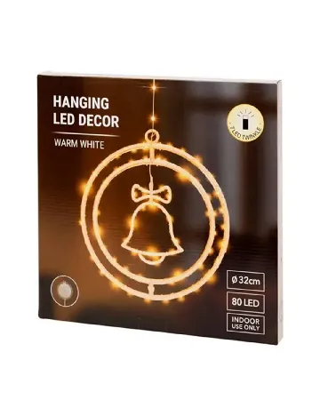 Decoratiune LED ACTION, alb cald