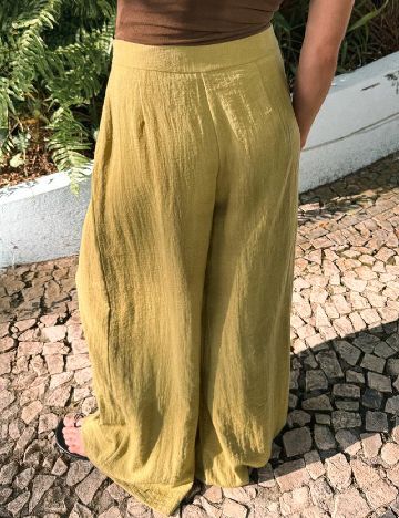 Pantaloni Zara, verde