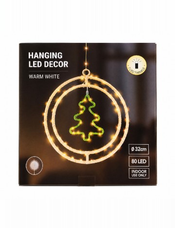 Decoratiune LED ACTION, alb cald